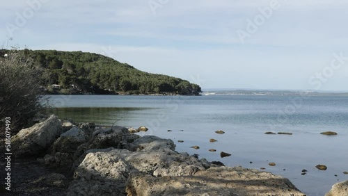 plage du Ranquet sur l'étang de Berre à Istres	 photo