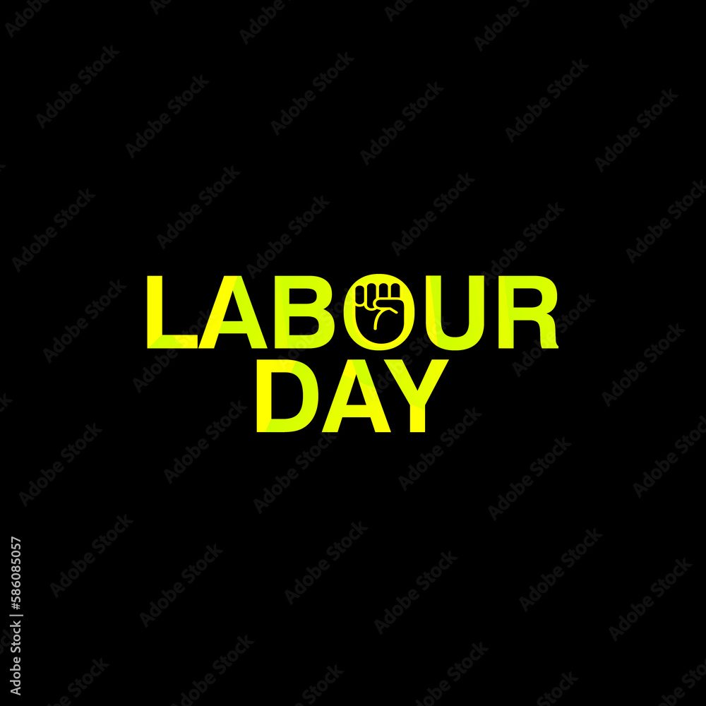 Fototapeta premium lABOUR lABOR DAY 1ST mAY