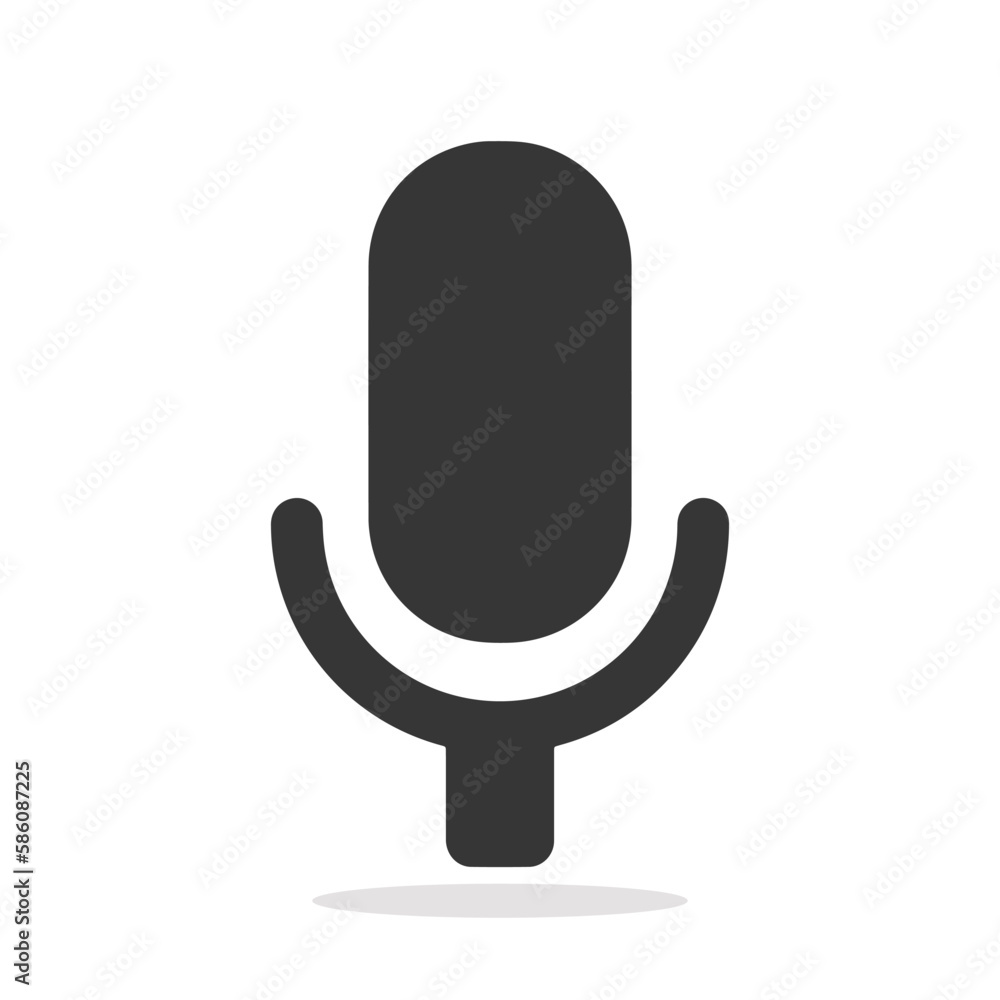 Microphone icon in trendy flat style isolated on background. Microphone icon page symbol for your web site design Microphone icon logo, app, UI. Microphone icon Vector illustration, EPS10. Microphone icon in trendy flat style isolated on background. Microphone icon page symbol for your web site design Microphone icon logo, app, UI. Microphone icon Vector illustration, EPS10.