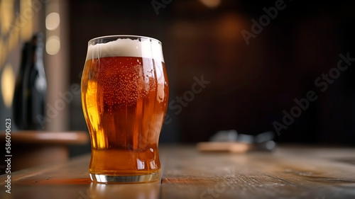 Foto Cold and Bold: Savoring the Perfect Pint of Craft Beer