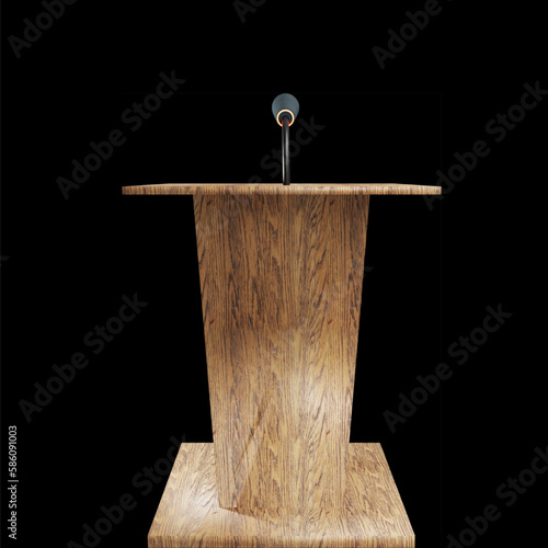 Podium wood