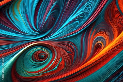 Howling  color Vortex of Intricate and Wild Swirls  Stunning High Definition Wallpaper for Your Screens