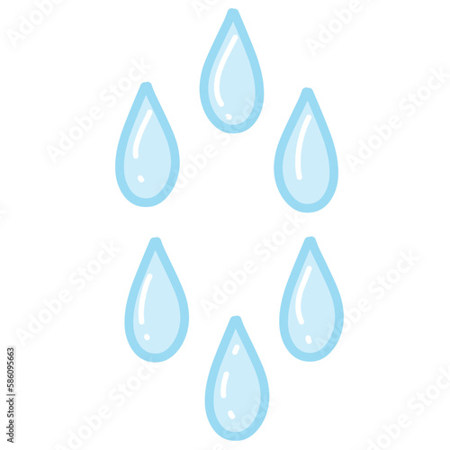 Water Drop illustration, Rain Drop vector