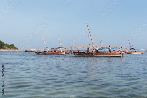 Boats in Zanzibar
