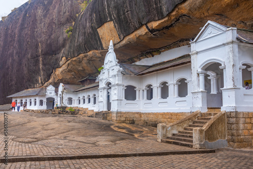 Dambulla Cave Temple Complex in Sri Lanka photo