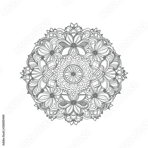 Vector drawing flowers, stylized design, isolated floral elements, hand-drawn illustration, Using Child and Adult coloring page, invitation card.