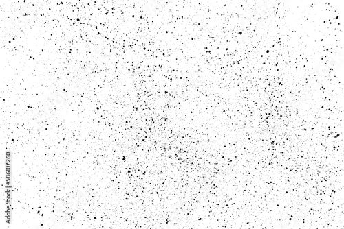 Black paint splatter isolated on white background. Distressed overlay texture. Water splash silhouette. Grunge design elements. Vector illustration, EPS 10.