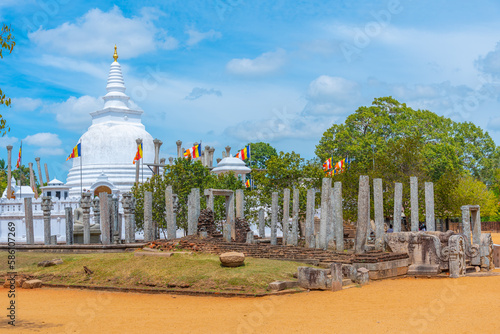 Thuparamaya Dagaba at Anuradhapura at Sri Lanka photo