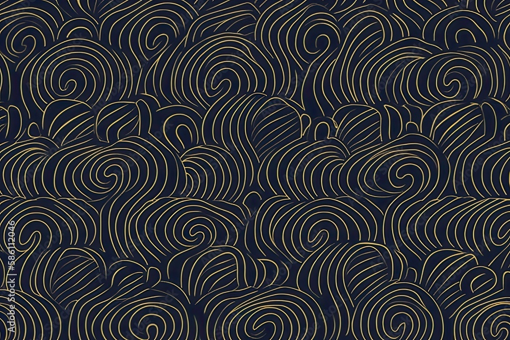 Abstract pattern with waves