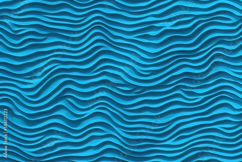 Abstract seamless wave pattern © Nataliia