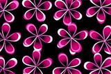 Abstract seamless pattern with flowers