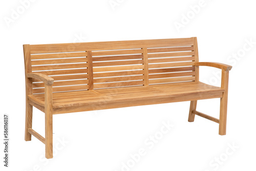 Photography An isolated wooden bench