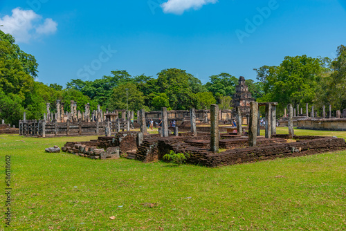 Photography Ruins of the quadrangle of Polonnaruwa ruins, Sri Lanka