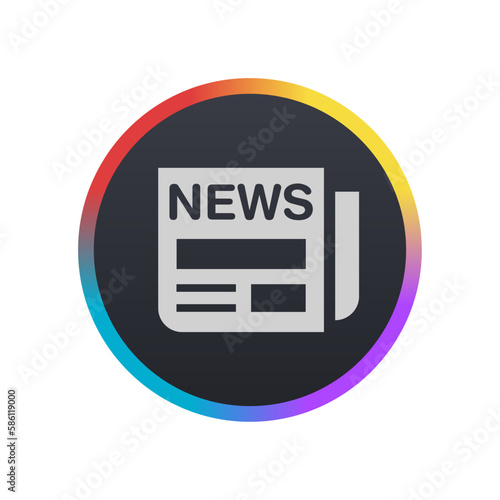 News Paper - Pictogram (icon) 