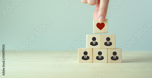 Foto Increasing employee engagement and retention concept