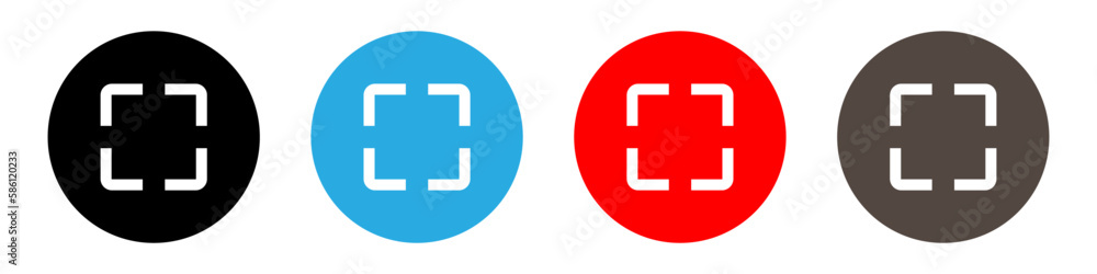 Focus on camera. Camera frame. Square frame. Focusing. Vector Focus on camera. Camera frame. Square frame. Focusing. Vector