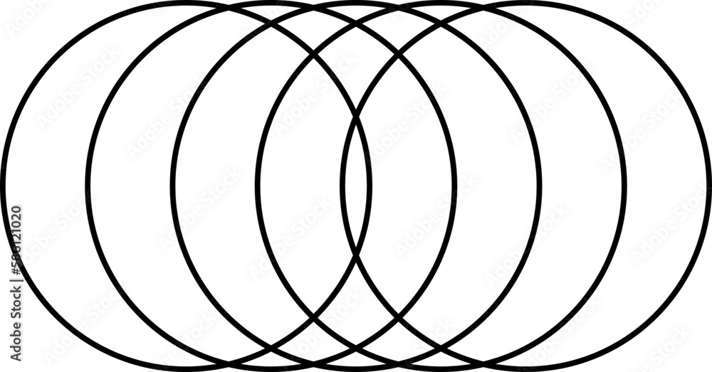 Circle linear borders, minimal elements in modern minimalist style
Circle linear borders, minimal elements in modern minimalist style