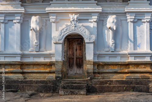 Lankathilake temple near Kandy, Sri Lanka photo