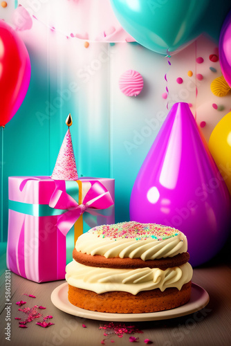 Free photo happy birthday background wallpaper