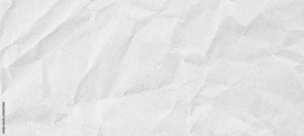 Abstract white crumpled and creased recycle paper texture background Abstract white crumpled and creased recycle paper texture background