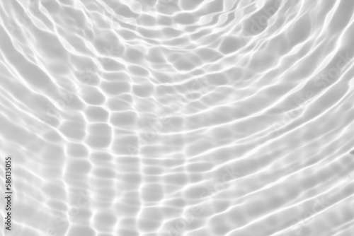 Abstract white transparent water shadow surface texture natural ripple background