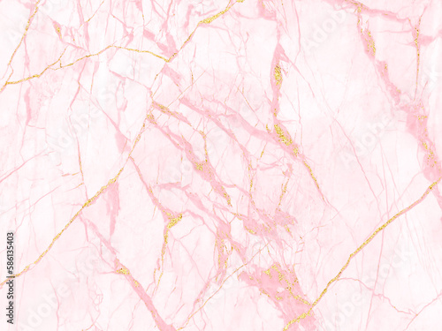 Pink gold marble background with texture of natural marbling with golden veins exotic limestone ceramic tiles, Mineral marble pattern, Modern onyx, Pink breccia, Quartzite granite, Marble of Thailand