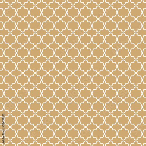 Simple Islamic pattern design on cream color background.