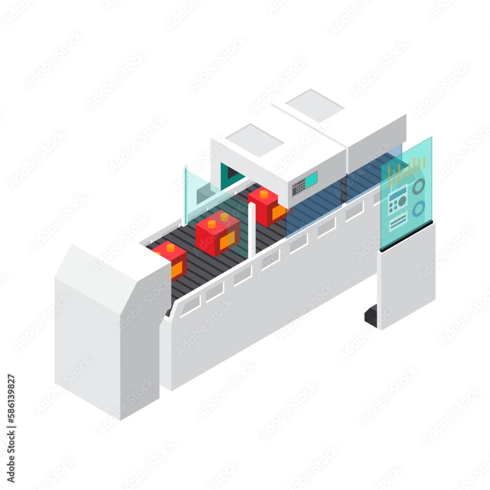 Isometric Industrial Robots Isometric Industrial Robots