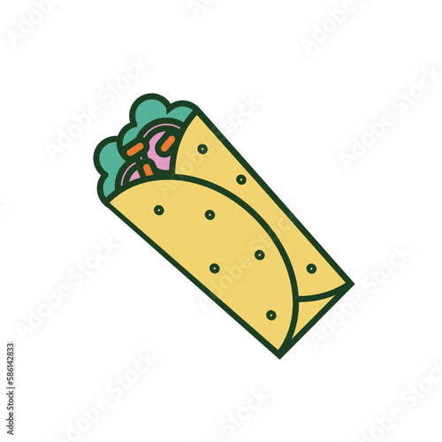 Bean burrito icon