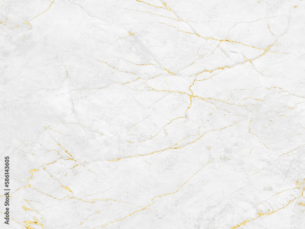 White and gold marble texture background design for your creative design, Horizontal image.	
