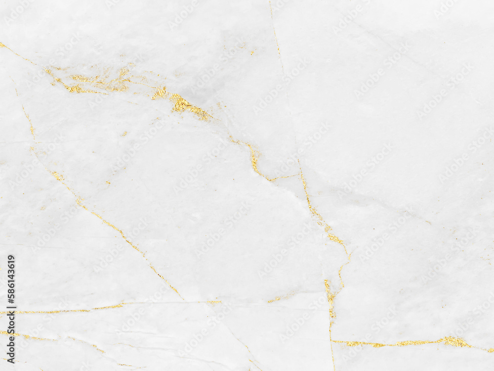 Naklejka premium White and gold marble texture background design for your creative design, Horizontal image. 