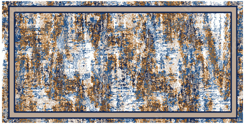 Distress vector ornament African pattern. Ethnic carpet style. Geometric mosaic on the tile Ancient interior. Modern rug. Geo print textile Cloth.Vector fabric Abstract digital printing linen