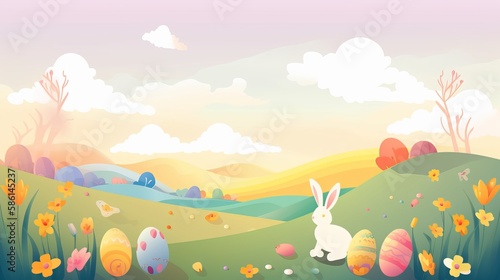 Easter Day  Background - Generative AI