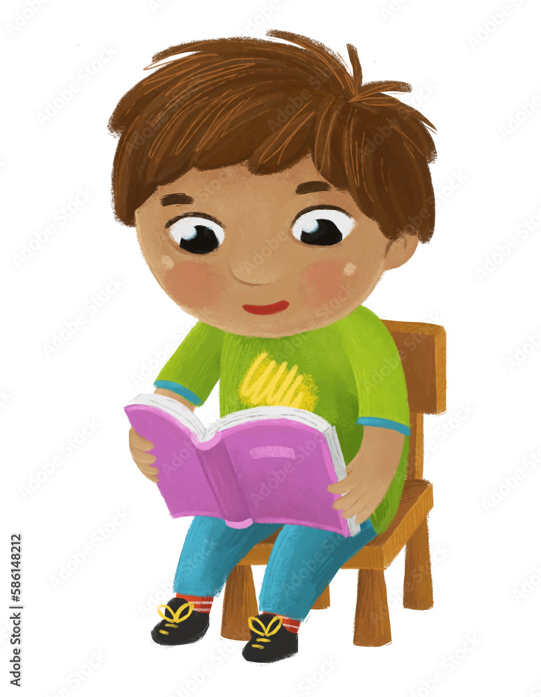 cartoon child kid boy pupil going to school learning childhood illustration for kids cartoon child kid boy pupil going to school learning childhood illustration for kids