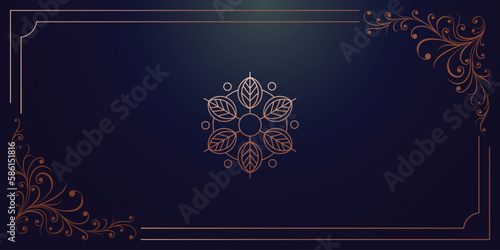 Vector logo design template - abstract symbol in ornamental arabic style - emblem for luxury products, hotels, boutiques, jewelry, oriental cosmetics, restaurants, shops and stores