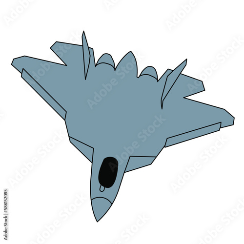 russian 6th generation jet fighter vector design