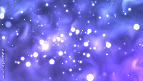 Galactic Dreamscape  A Mesmerizing Display of Cosmic Colors and Starry Particles against a Space Background