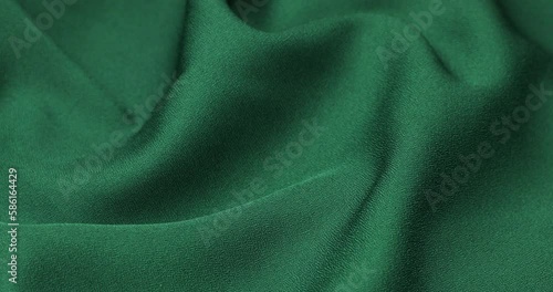 Wallpaper Mural Green fabric background. Green cloth waves background texture. Green fabric cloth textile material. Torontodigital.ca
