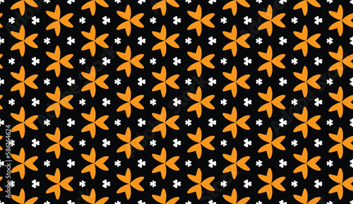 Geometric ethnic pattern seamless flower color oriental.
seamless pattern.Design for fabric,curtain,black background, carpet, shawl,clothing,wrapping, Batik,fabric,handkerchief,Vector illustration.