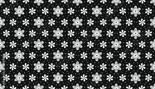 Geometric ethnic pattern seamless flower color oriental. seamless pattern.Design for fabric,curtain,black background, carpet, shawl,clothing,wrapping, Batik,fabric,handkerchief,Vector illustration.