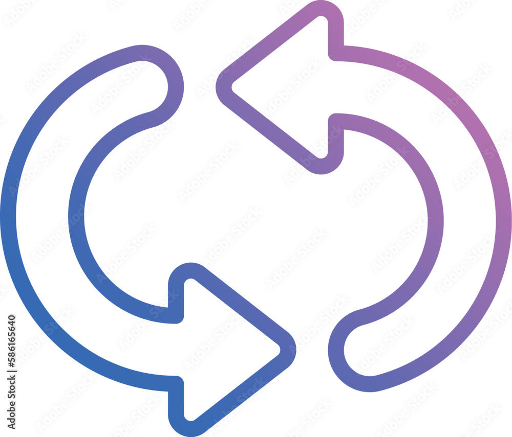 Refresh icon vector stock. Refresh icon vector stock.