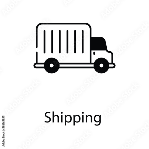 Shipping  icon. Suitable for Web Page, Mobile App, UI, UX and GUI design.