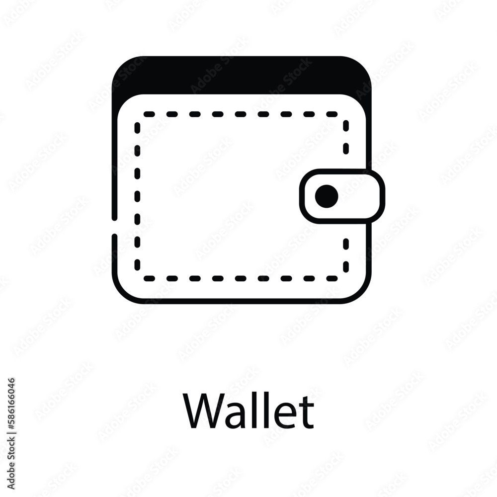 Wallet icon. Suitable for Web Page, Mobile App, UI, UX and GUI design. Wallet icon. Suitable for Web Page, Mobile App, UI, UX and GUI design.