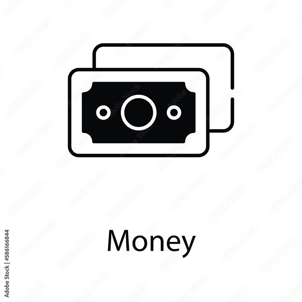 Money icon. Suitable for Web Page, Mobile App, UI, UX and GUI design. Money icon. Suitable for Web Page, Mobile App, UI, UX and GUI design.