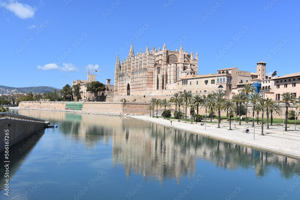 Palma de Mallorca, city, island Baleares, Spain, city, attractions, holidays, architecture, medieval, europe, travel, tourism, 