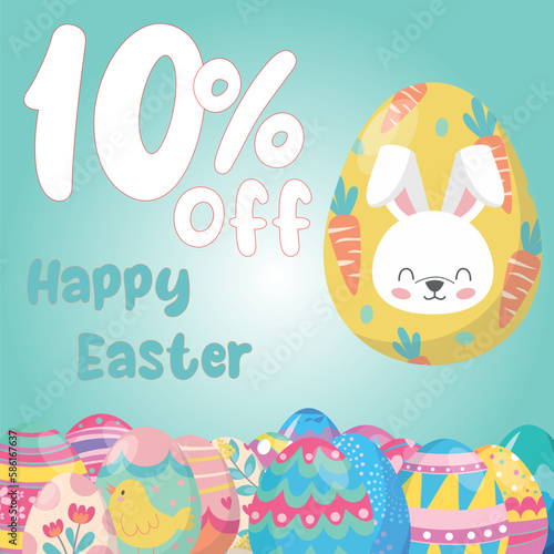 Easter Egg Happy Easter discount off