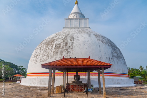 Yatala Dalada Wehera at Tissamaharama, Sri Lanka during a sunny day photo