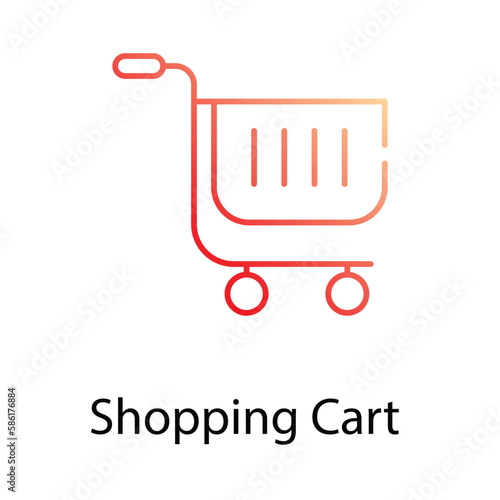 Shopping Cart icon. Suitable for Web Page, Mobile App, UI, UX and GUI design.