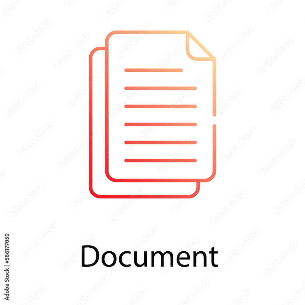 Document icon. Suitable for Web Page, Mobile App, UI, UX and GUI design. Document icon. Suitable for Web Page, Mobile App, UI, UX and GUI design.