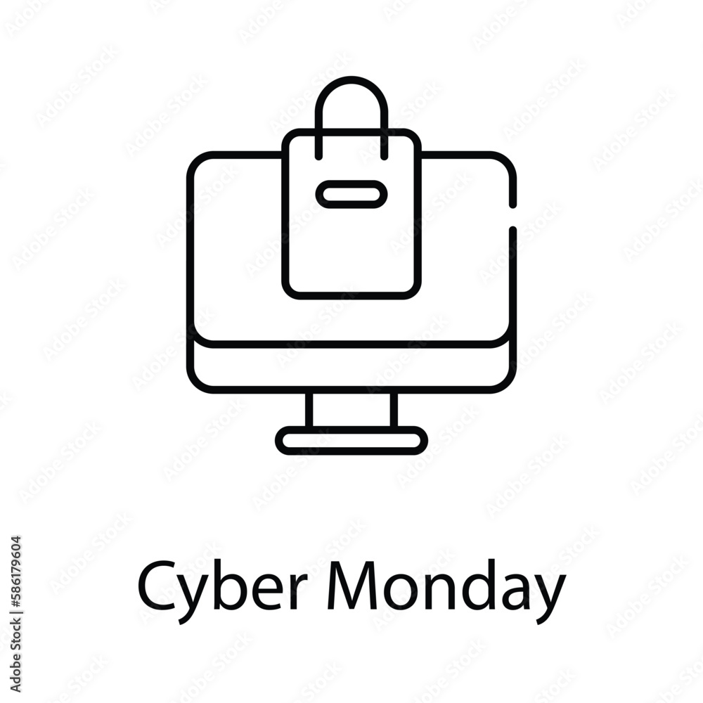 Cyber Monday icon. Suitable for Web Page, Mobile App, UI, UX and GUI design. Cyber Monday icon. Suitable for Web Page, Mobile App, UI, UX and GUI design.